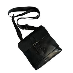 Coach Black Leather Men's Bag